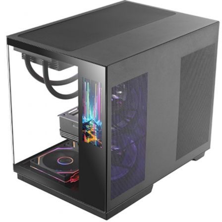Mars Gaming MCMIRAGE Caja Semitorre con Pantalla LCD IPS